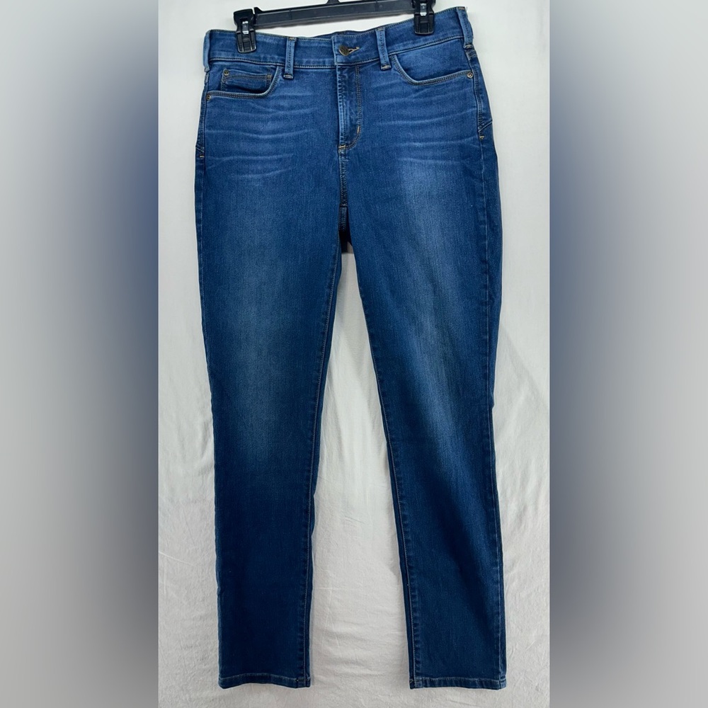 Not Your Daughters Jeans NYDJ Alina Ankle Skinny Stretch Blue Women Size 8